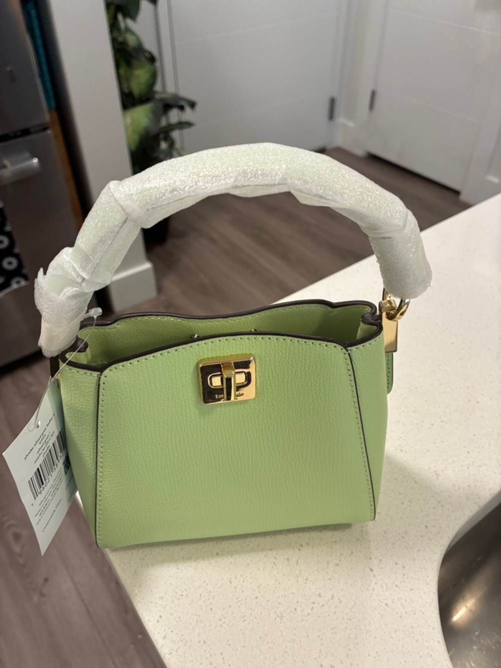 KATE SPADE Green Structured Top-Handle Women’s Bag